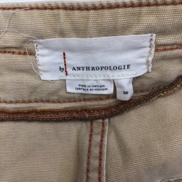 ANTHROPOLOGIE Beige/Tan THE WANDERER Cargo Pockets Pant Jeans - Picture 2 of 13